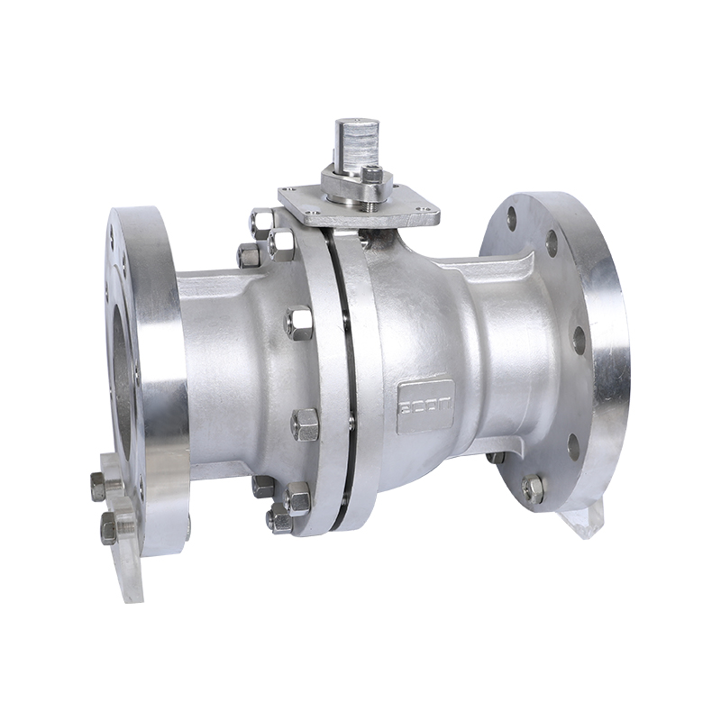 Válvula de bola con brida de acero inoxidable de 5 '300# CF3